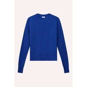 NEW MINNIE ROSE women's sport crew sweater in marogue blue